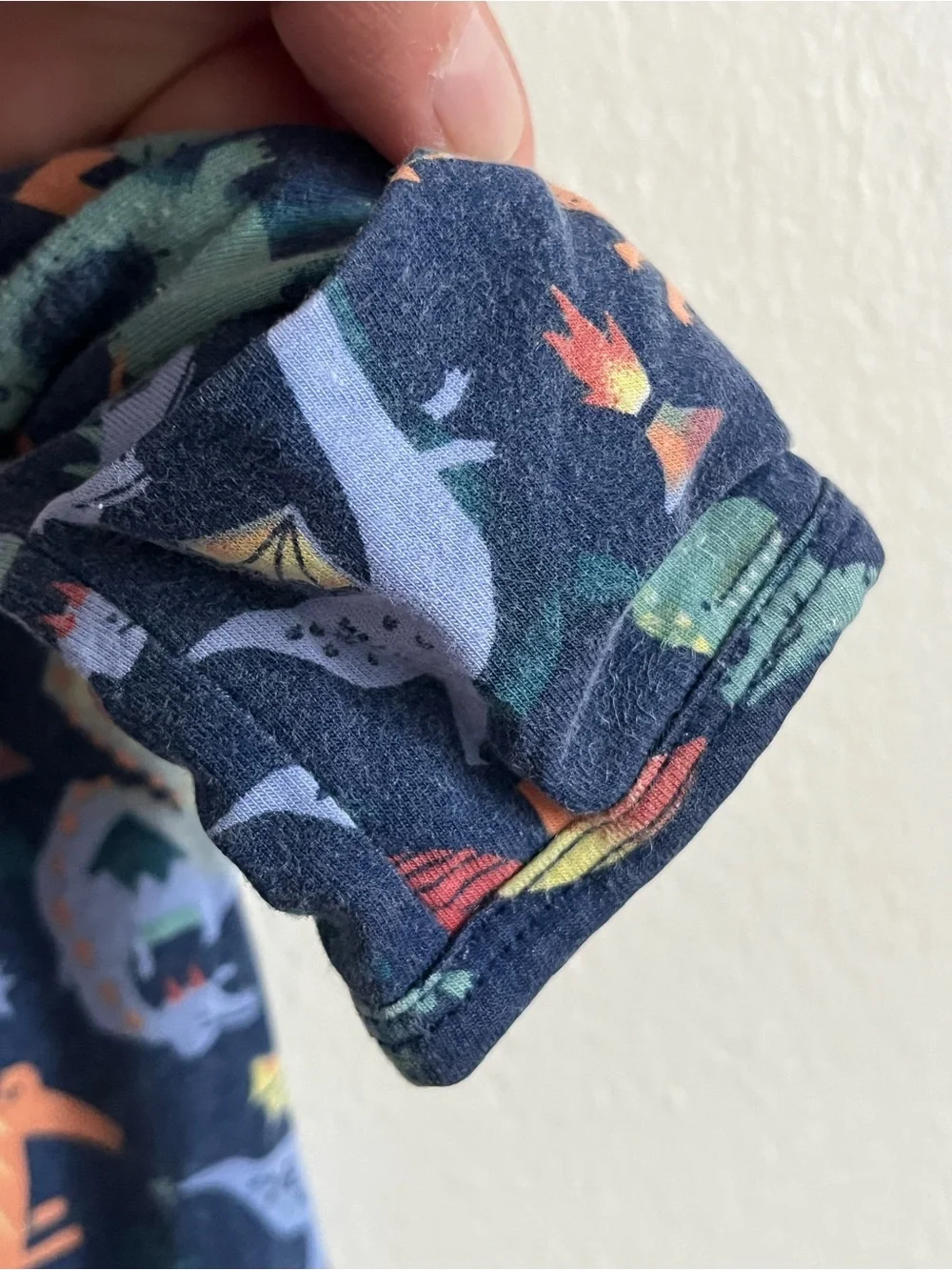 Magnetic Me Navy Dino Print Footed One-Piece size 3-6 months